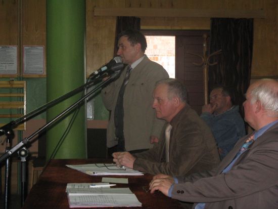 Zebranie wiejskie w Domaradzu i ustalenia w sprawie budowy przyczy kanalizacyjnych