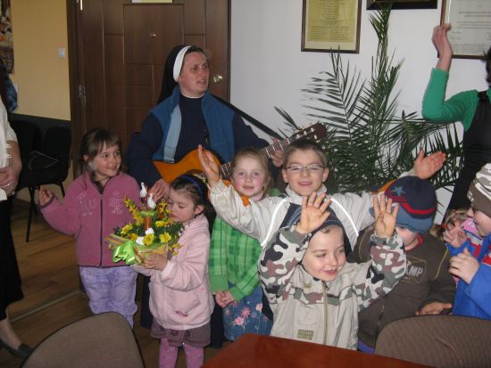 Wielkanocna wizyta przedszkolakw
