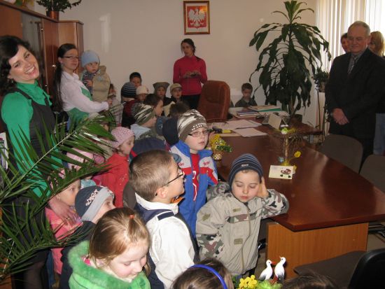 Wielkanocna wizyta przedszkolakw